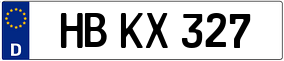 Truck License Plate